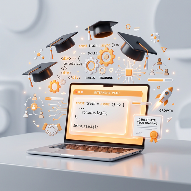 Tech Education & Training Concept